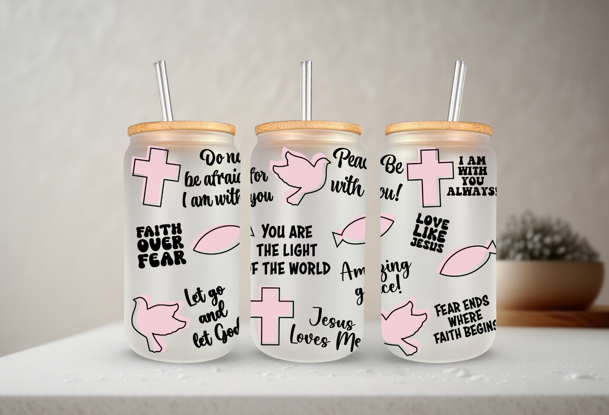 Christian Quotes | UVDTF Cup Wrap 20oz
