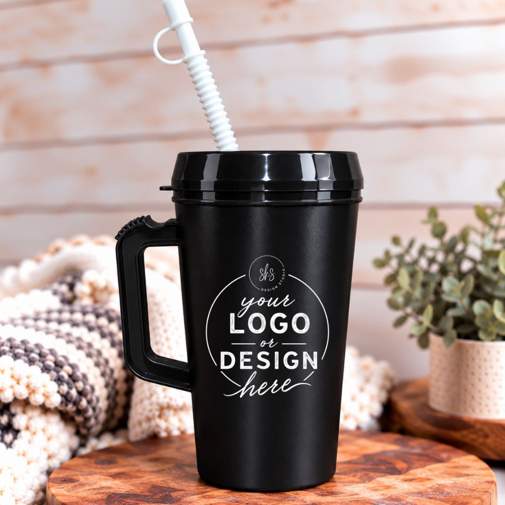 CUSTOM LOGO | UVDTF | 34oz Mega Trucker Mug