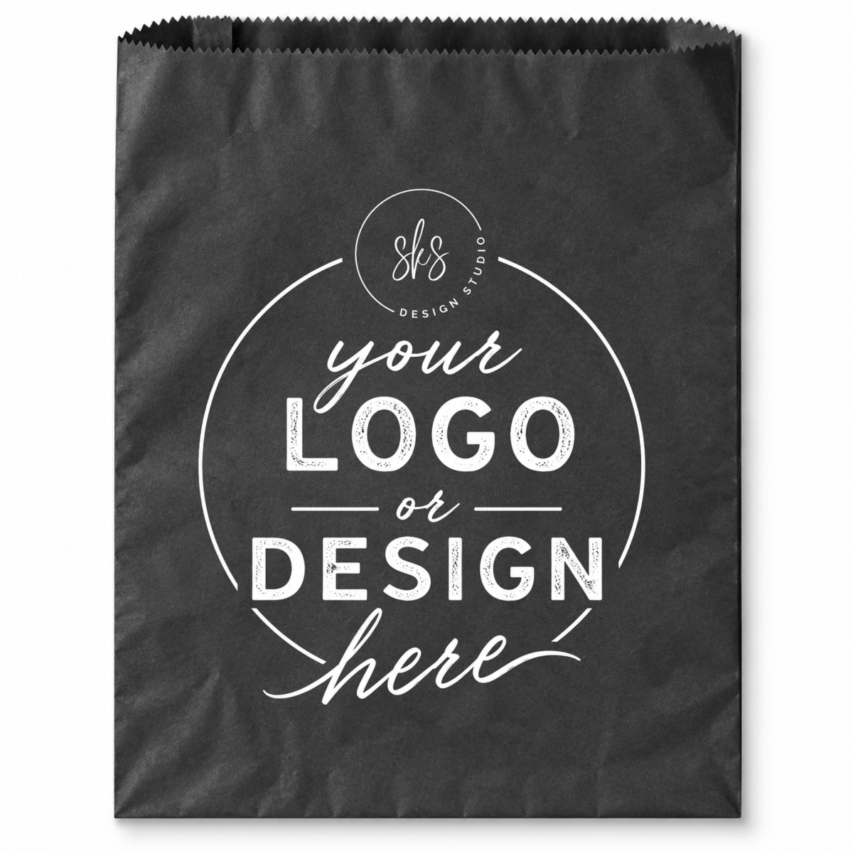 CUSTOM LOGO | Flat Merchandise Bag