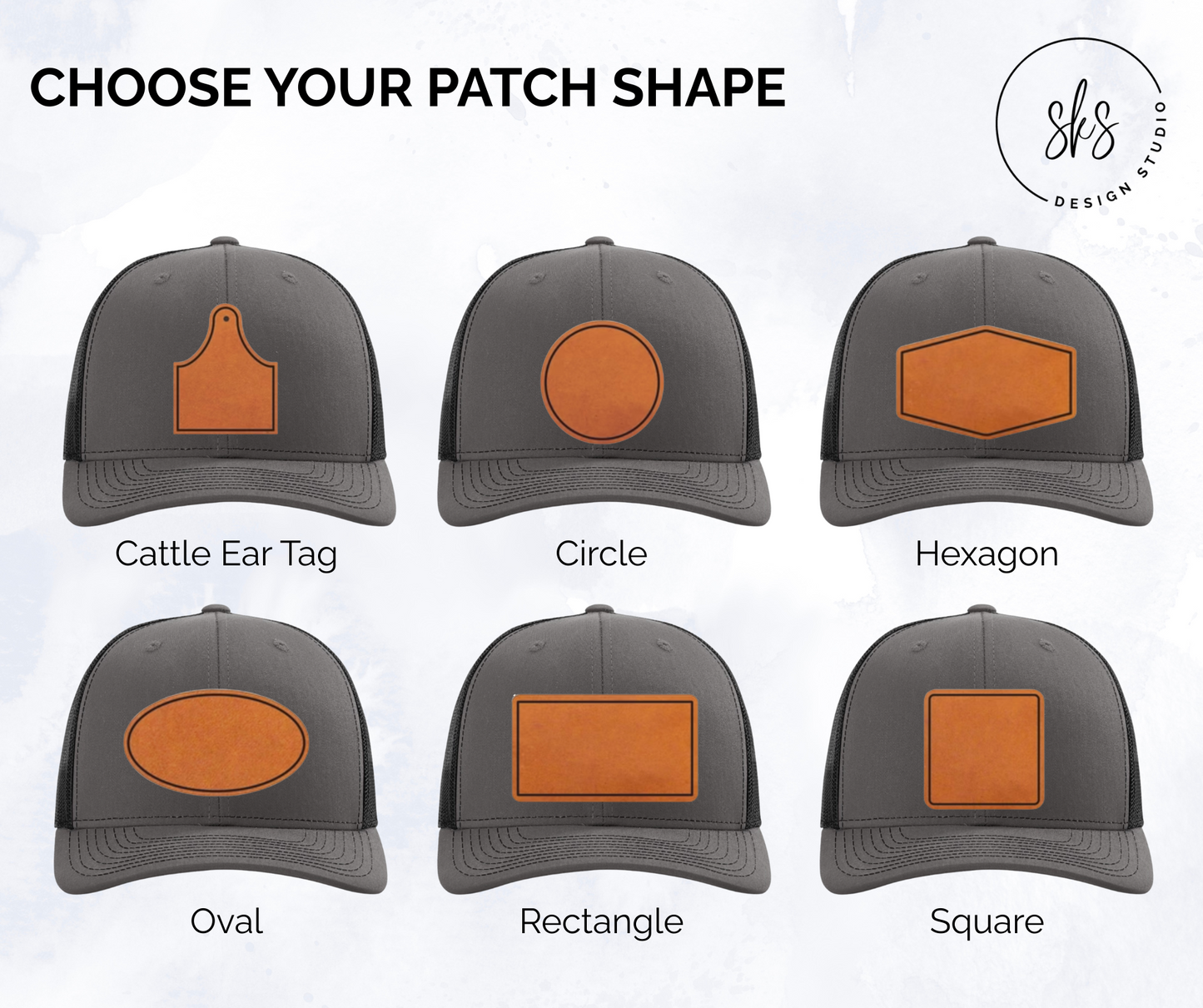Blank Leather Hat Patches