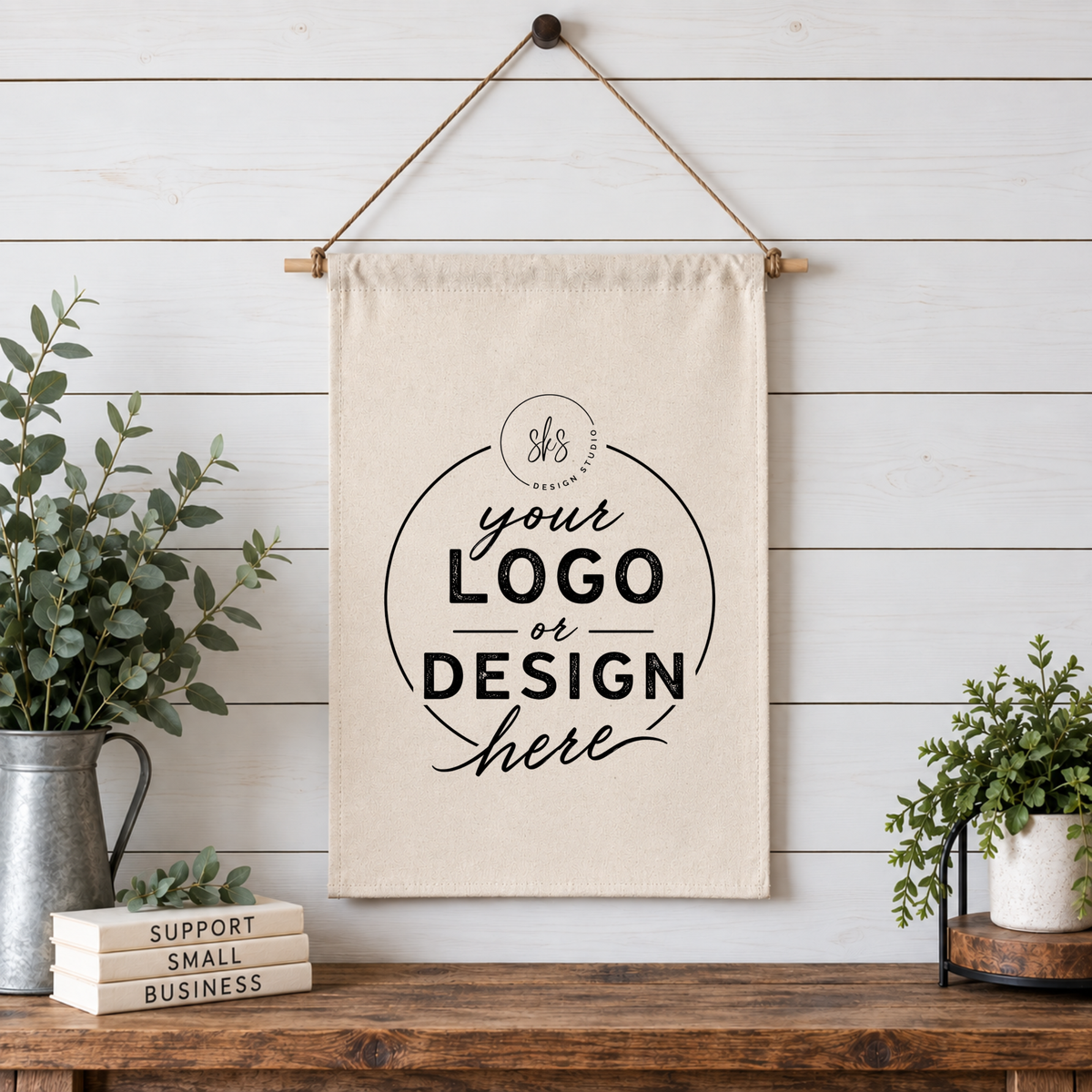CUSTOM LOGO | Medium Canvas Banner