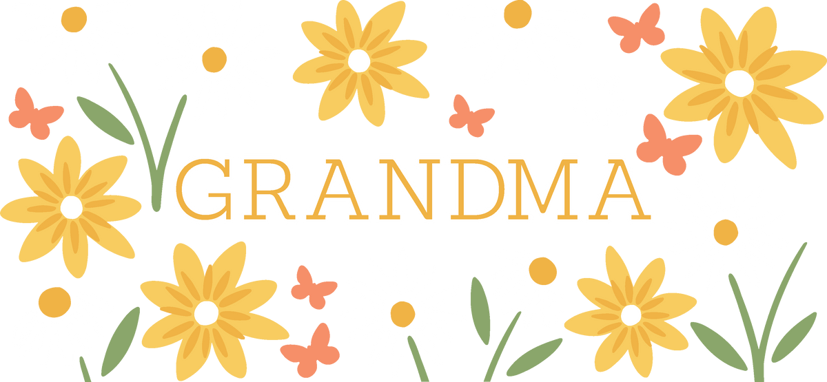 Summer Meadow - Grandma | UVDTF Cup Wrap 40oz