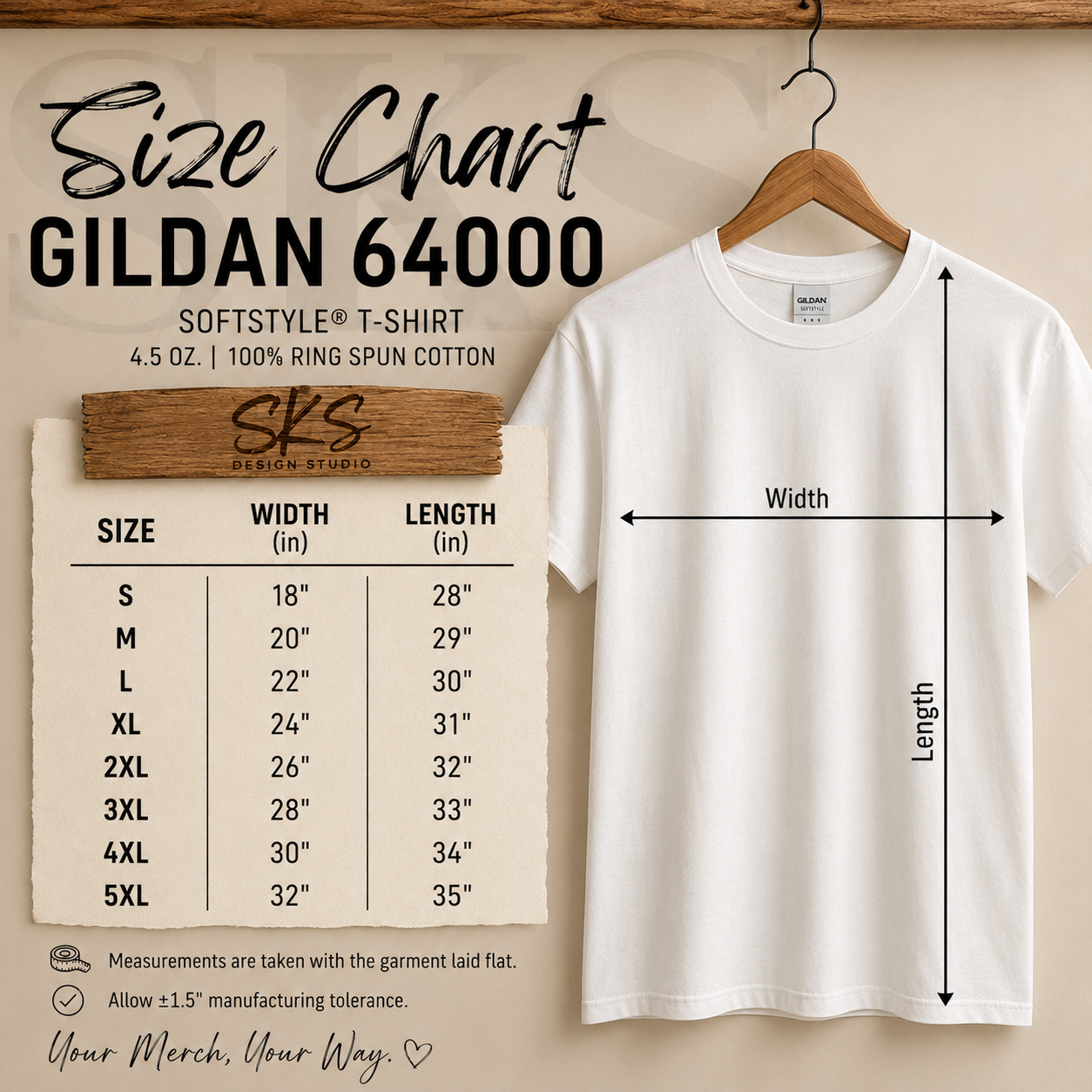 CUSTOM LOGO | Unisex T-Shirt [GILDAN]