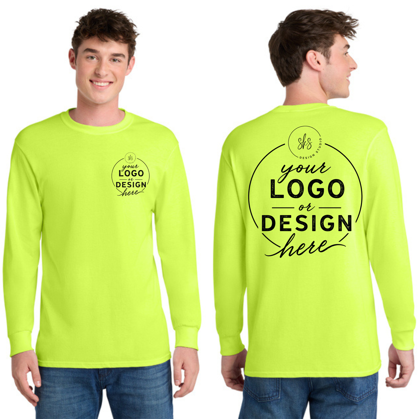 CUSTOM LOGO | Tall Long Sleeve Shirt [Port & Co]