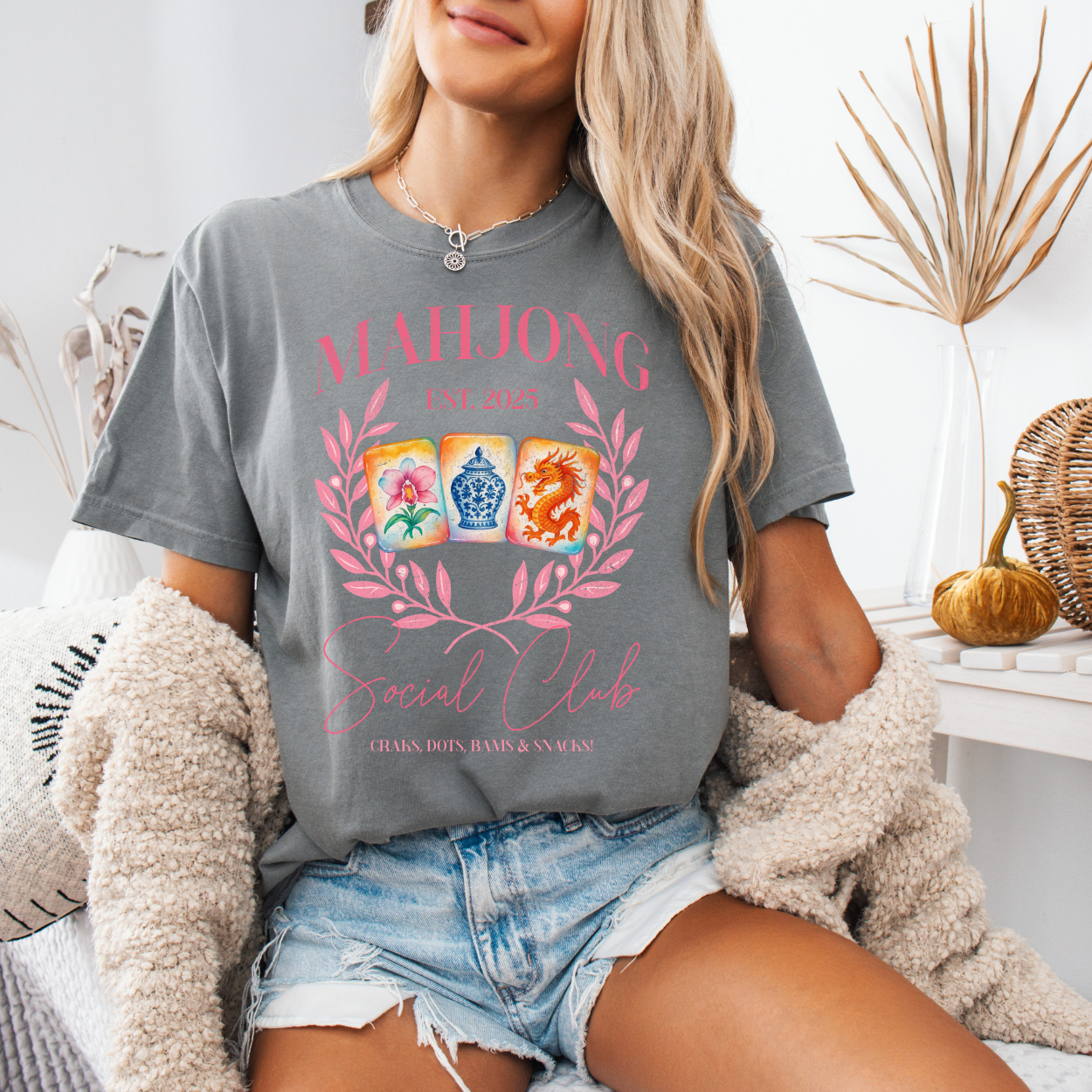 Mahjong Social Club | Unisex T-Shirt [COMFORT COLORS]
