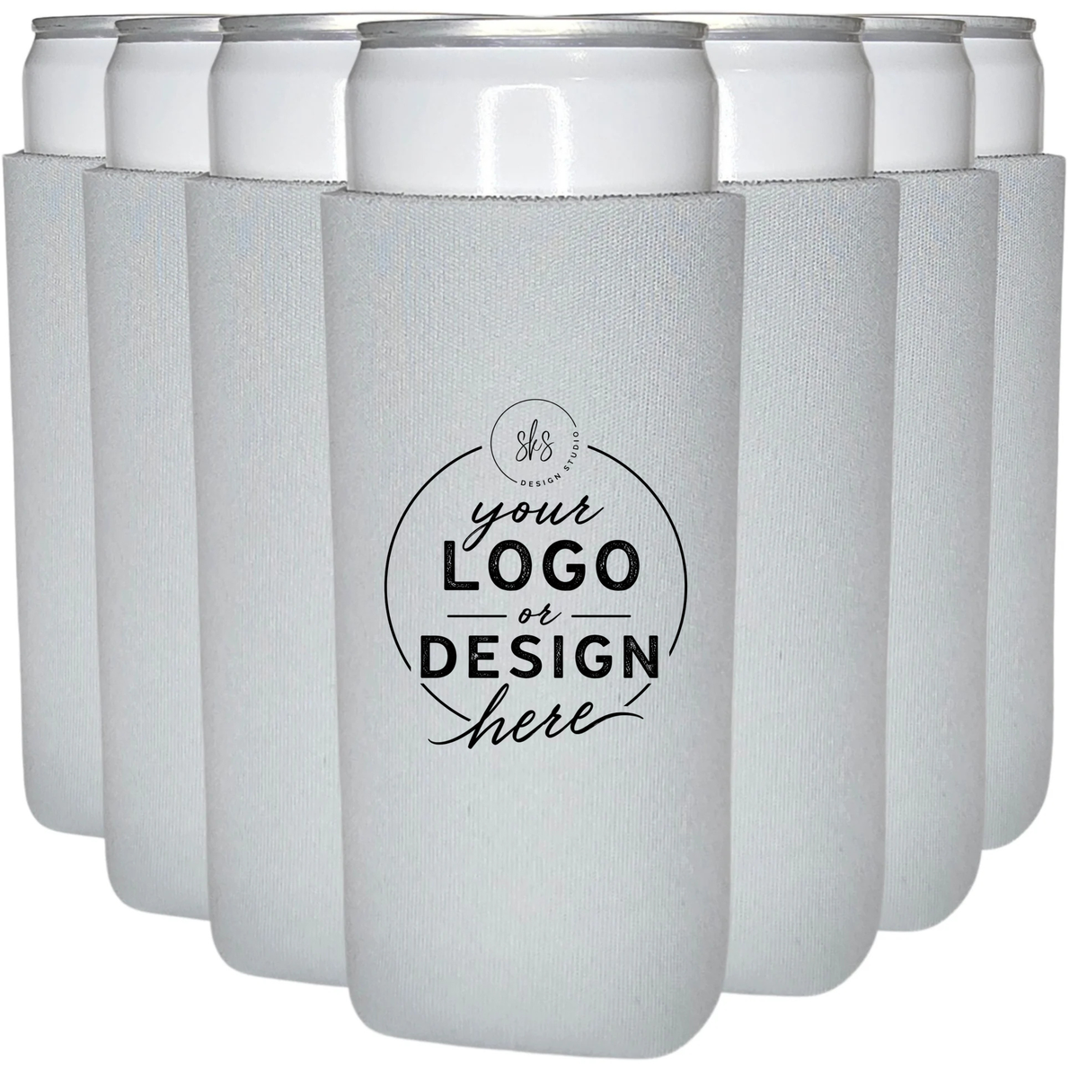 CUSTOM LOGO | Slim Can Coozie