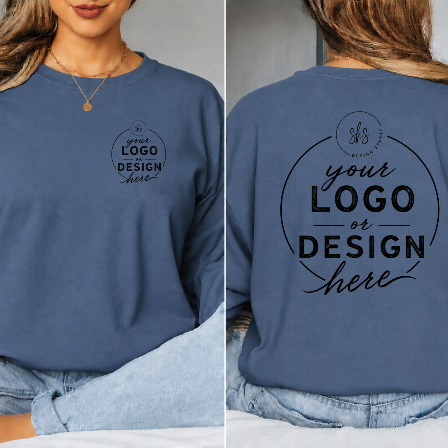CUSTOM LOGO | Unisex Long Sleeve Shirt [GILDAN]