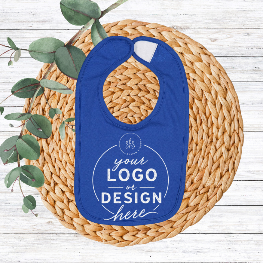 CUSTOM Logo | Infant Bib [RABBIT SKINS]