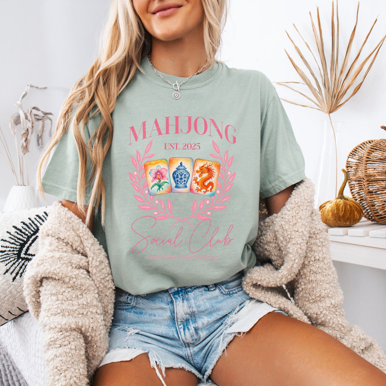 Mahjong Social Club | Unisex T-Shirt [COMFORT COLORS]