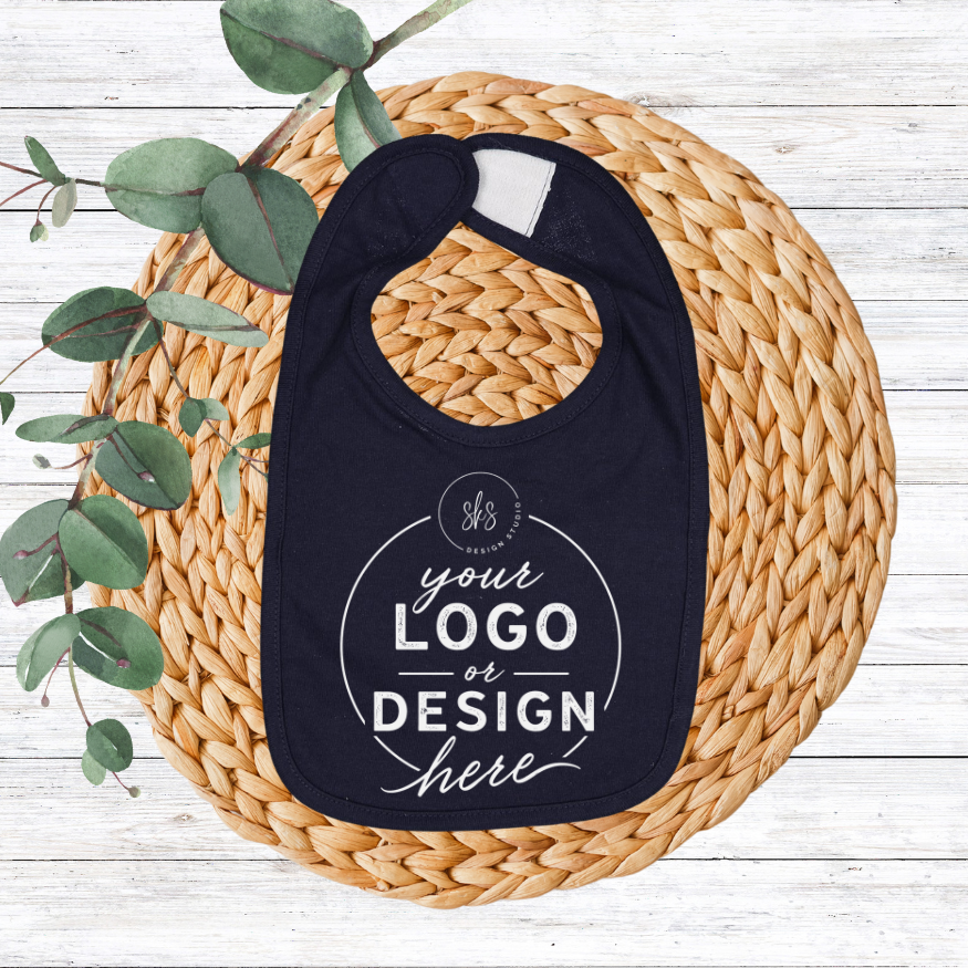 CUSTOM Logo | Infant Bib [RABBIT SKINS]