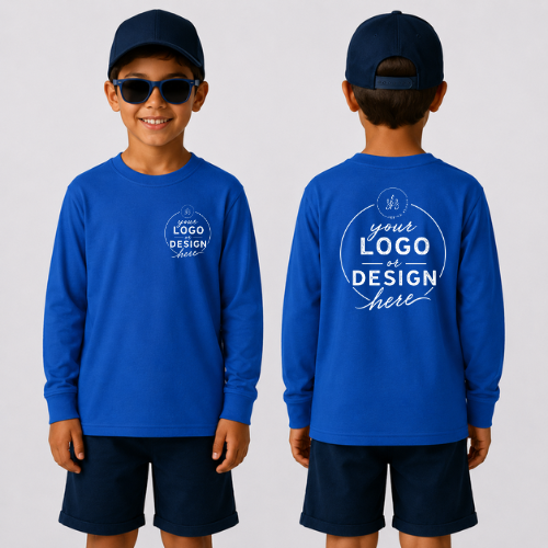 CUSTOM LOGO | Youth Unisex Long Sleeve Shirt [GILDAN]