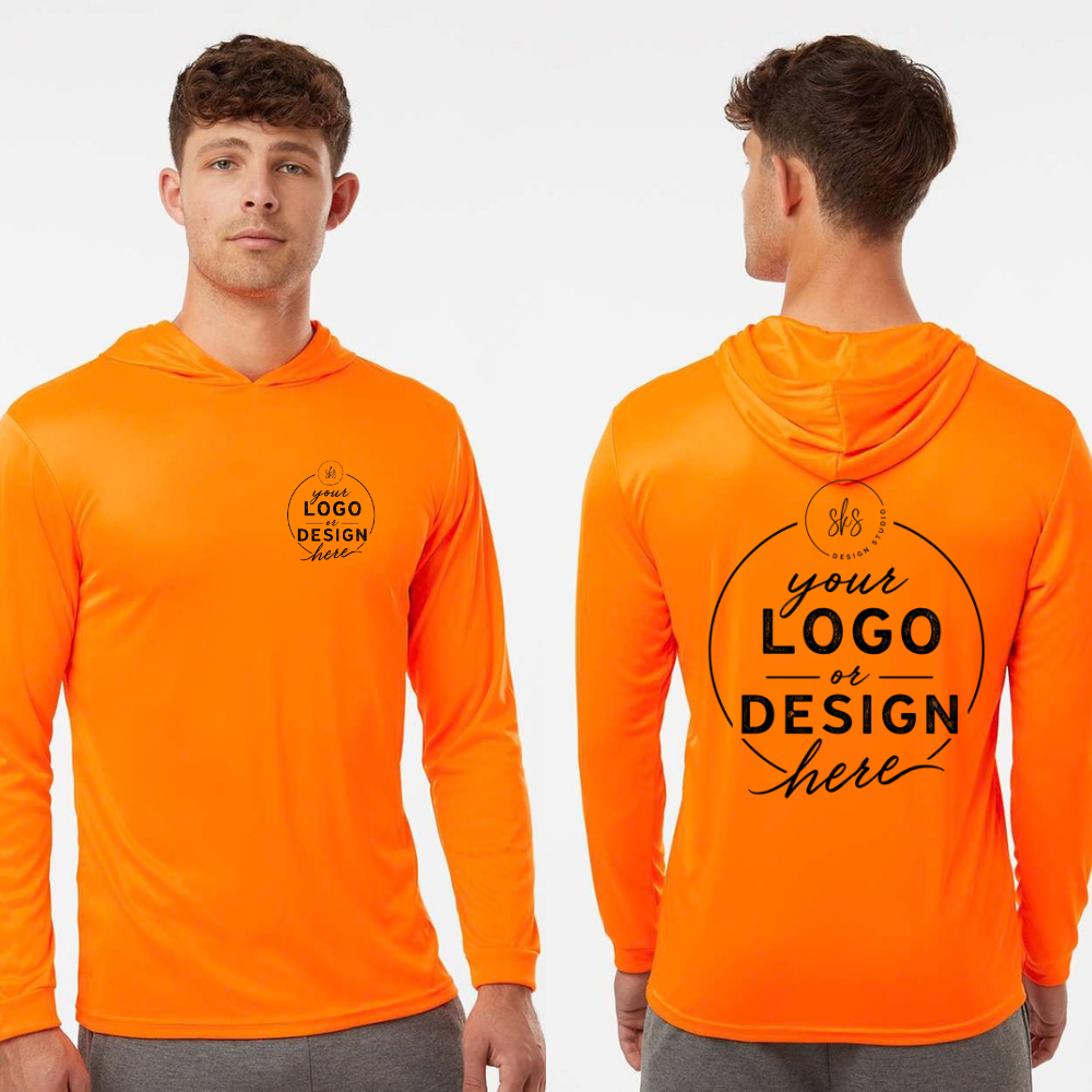 CUSTOM LOGO | Hooded Long Sleeve Sun Shirt [PARAGON]