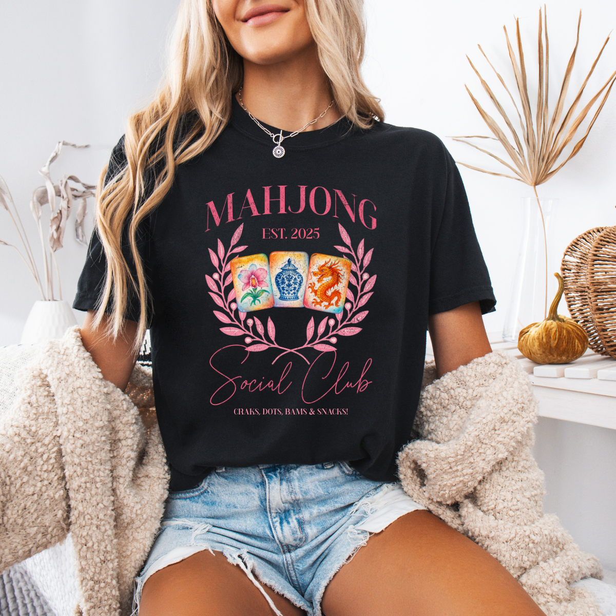Mahjong Social Club | Unisex T-Shirt [COMFORT COLORS]