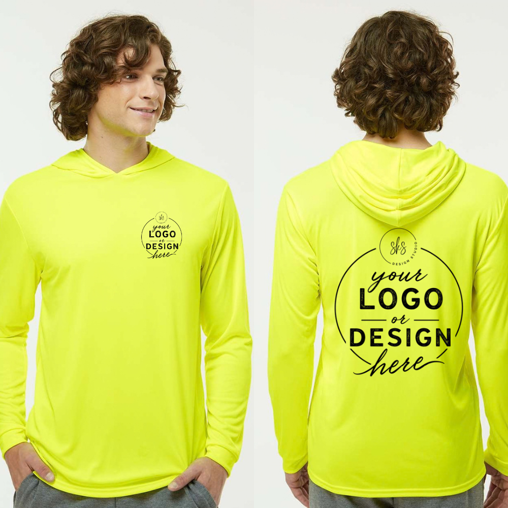 CUSTOM LOGO | Hooded Long Sleeve Sun Shirt [PARAGON]