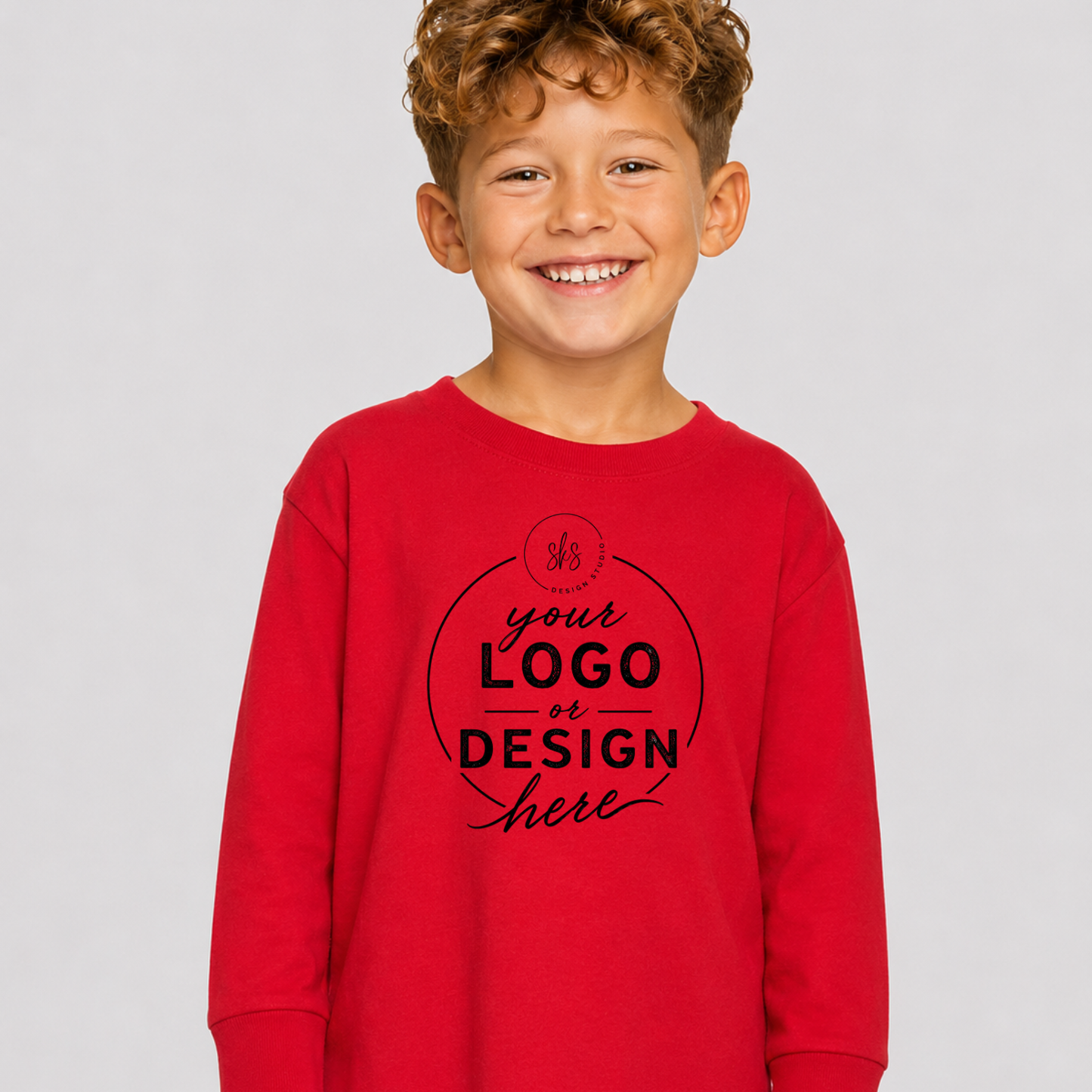 CUSTOM LOGO | Toddler Long Sleeve Shirt [RABBIT SKINS]