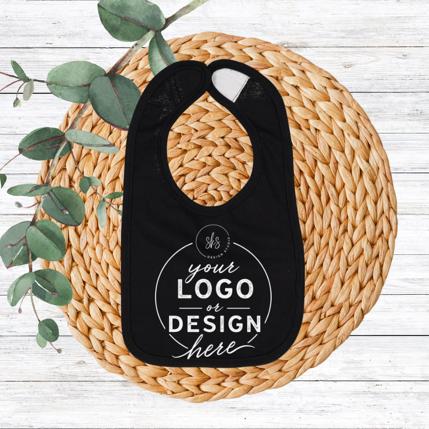 CUSTOM Logo | Infant Bib [RABBIT SKINS]