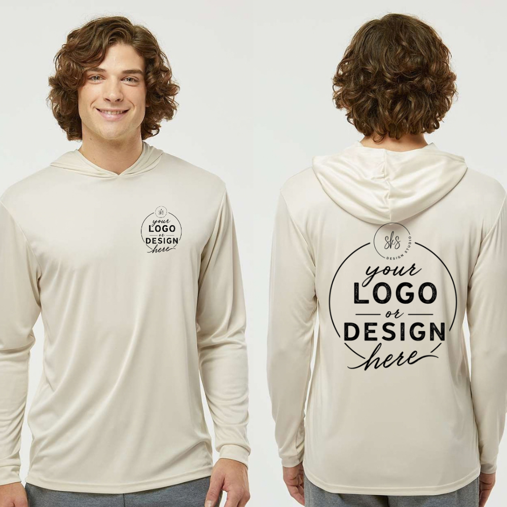 CUSTOM LOGO | Hooded Long Sleeve Sun Shirt [PARAGON]