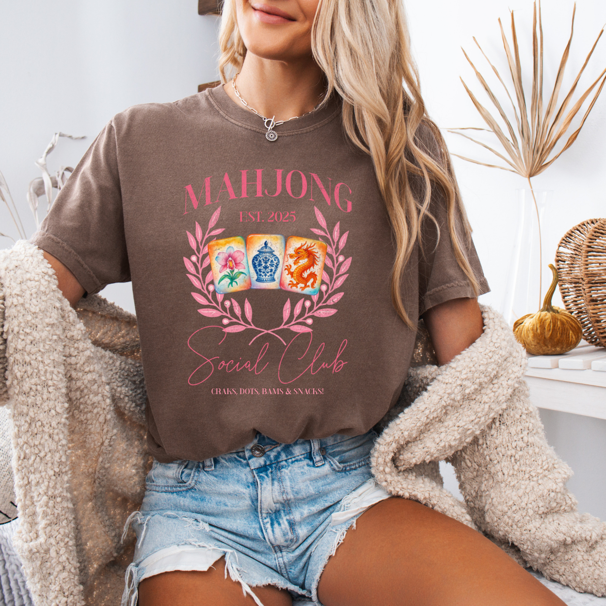Mahjong Social Club | Unisex T-Shirt [COMFORT COLORS]