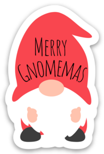 Merry Gnomemas Christmas Sticker