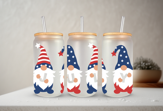 Patriotic Gnomes | UVDTF Cup Wrap 20oz