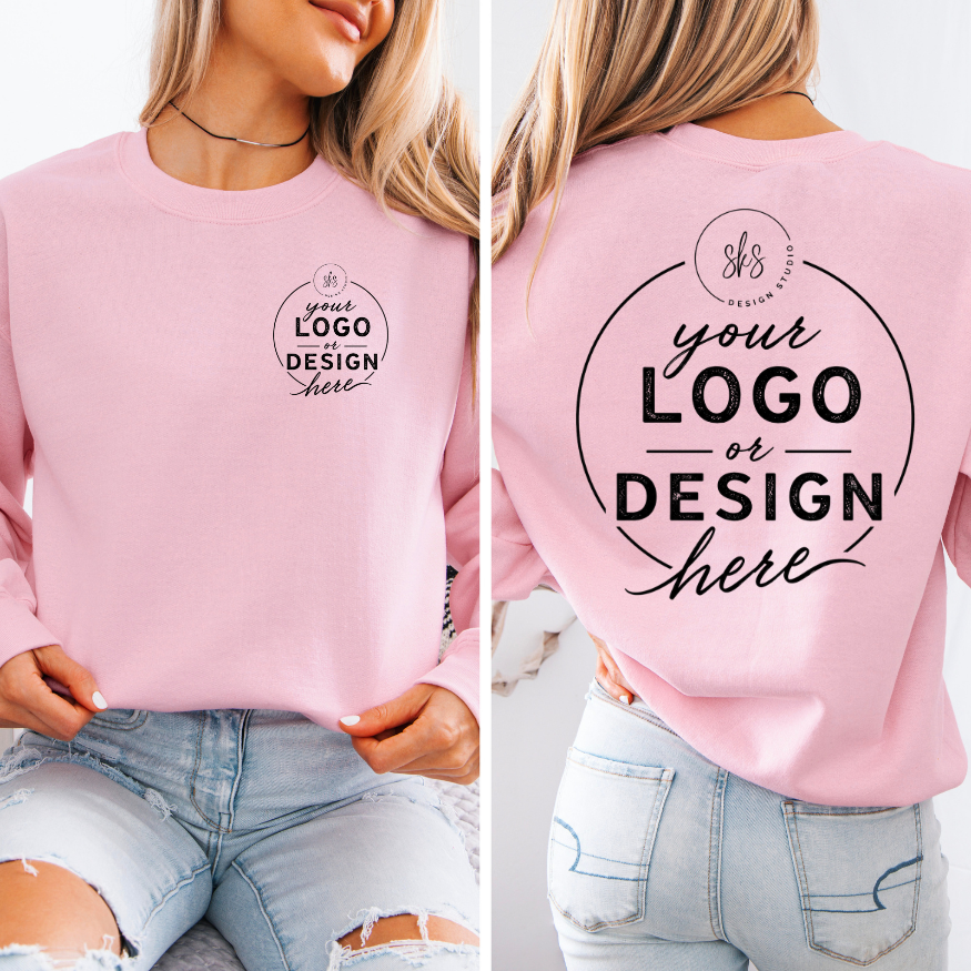 CUSTOM LOGO | Unisex Crewneck Sweatshirt [GILDAN]