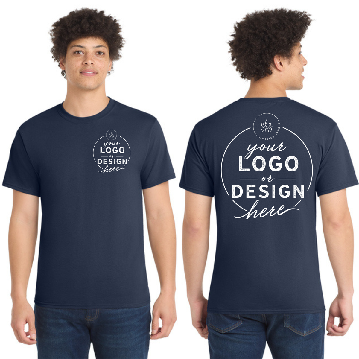 CUSTOM LOGO | Tall T-Shirt [Port & Co]