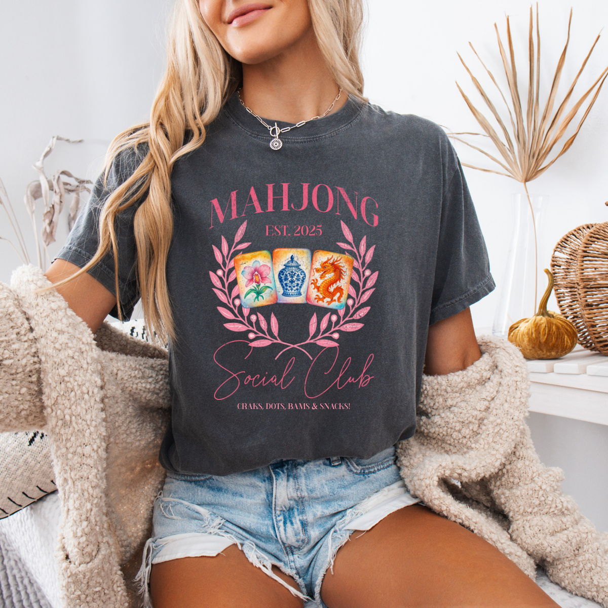 Mahjong Social Club | Unisex T-Shirt [COMFORT COLORS]