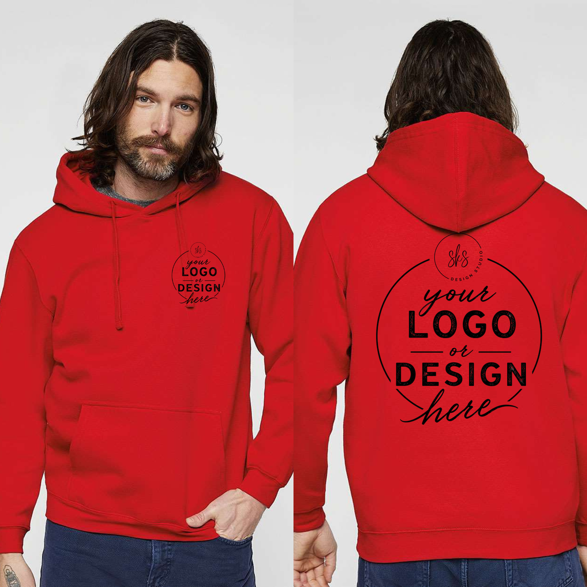 CUSTOM LOGO | Unisex Hoodie Sweatshirt [LAT]