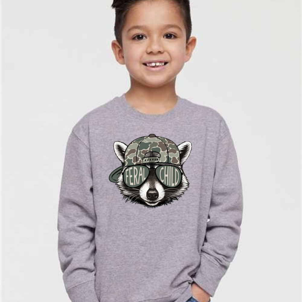 Feral Child | Toddler Crewneck Sweatshirt [RABBIT SKINS]