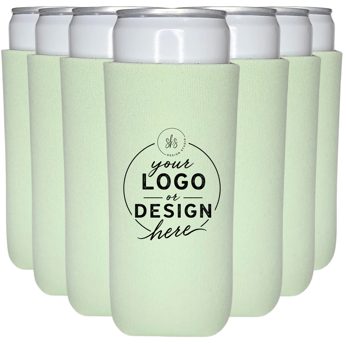 CUSTOM LOGO | Slim Can Coozie