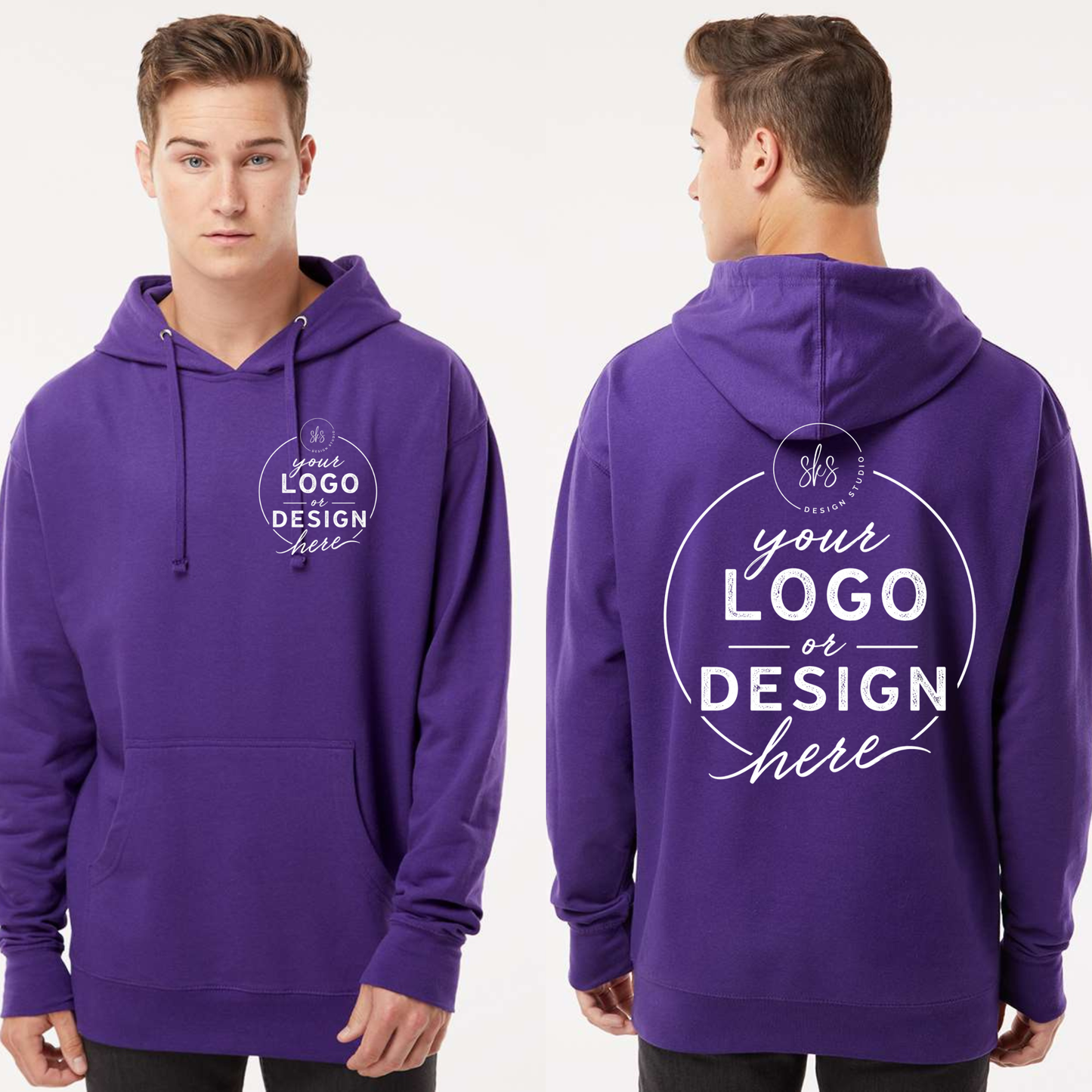 CUSTOM LOGO | Unisex Hoodie [INDEPENDENT TRADING CO.]