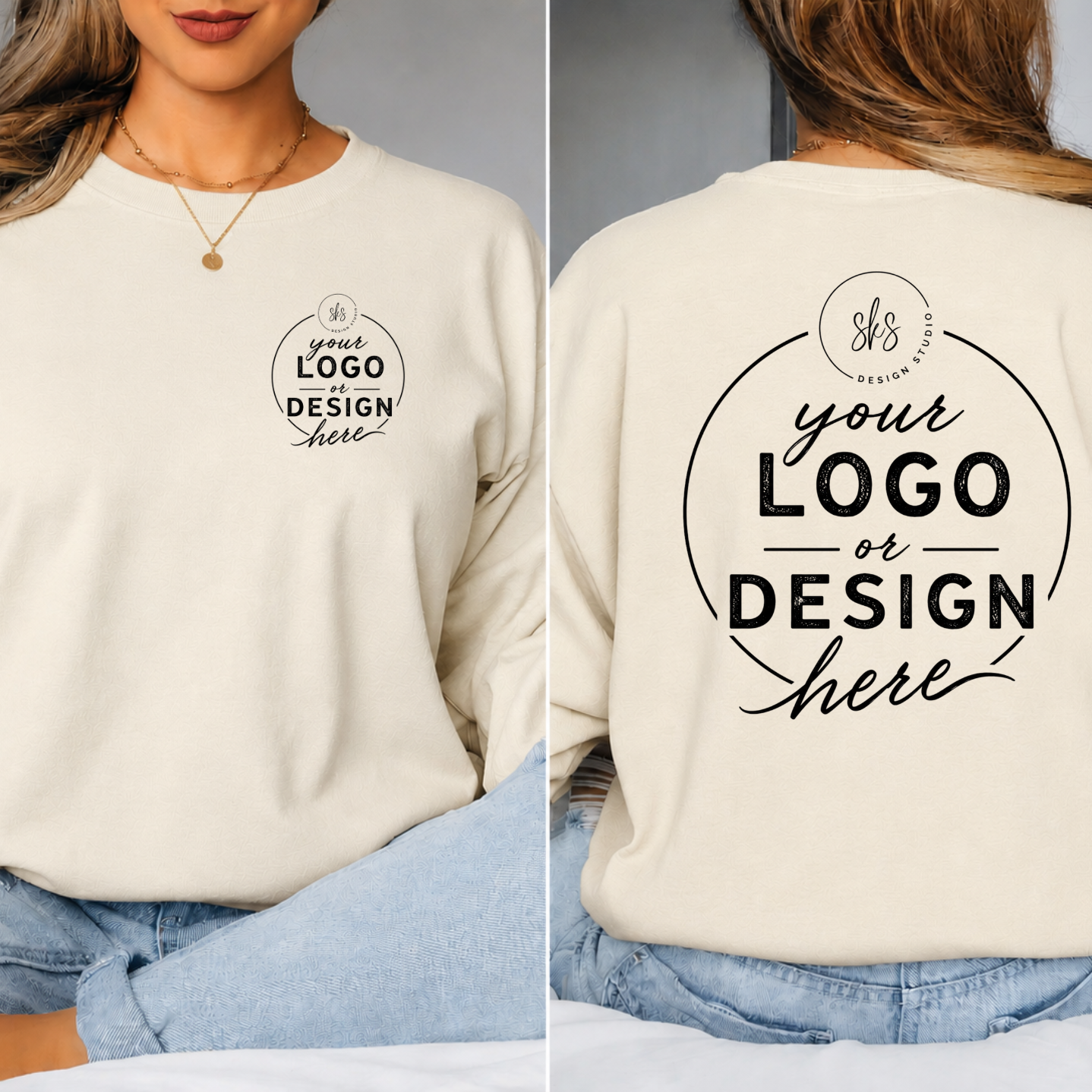 CUSTOM LOGO | Unisex Long Sleeve Shirt [GILDAN]