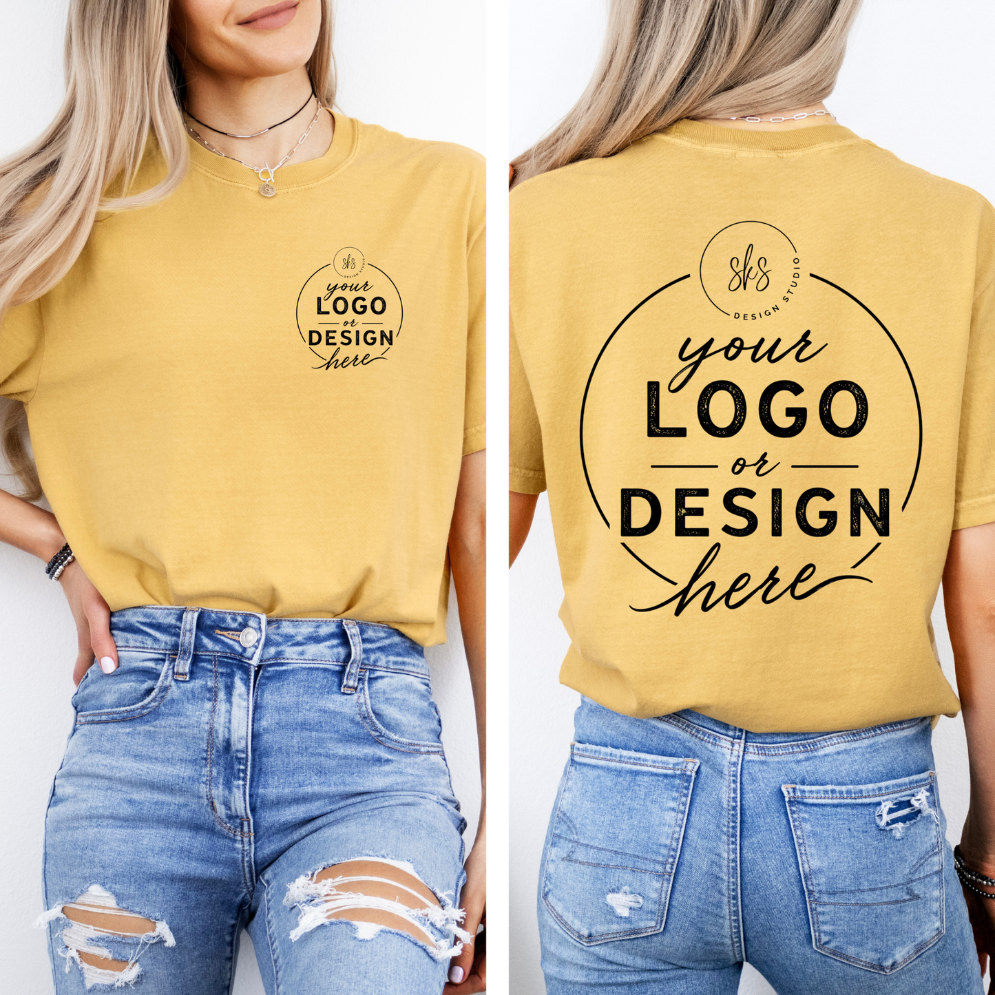 CUSTOM LOGO | Unisex T-Shirt [COMFORT COLORS]