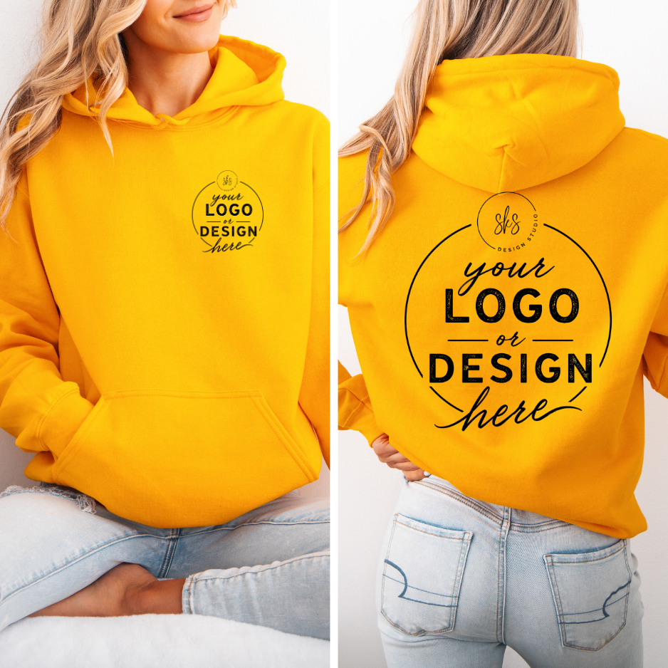 CUSTOM LOGO | Unisex Hoodie Sweatshirt [GILDAN]