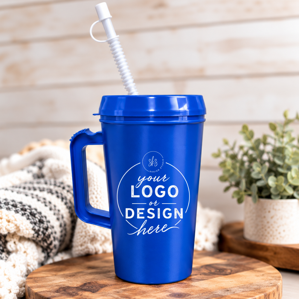CUSTOM LOGO | UVDTF | 34oz Mega Trucker Mug