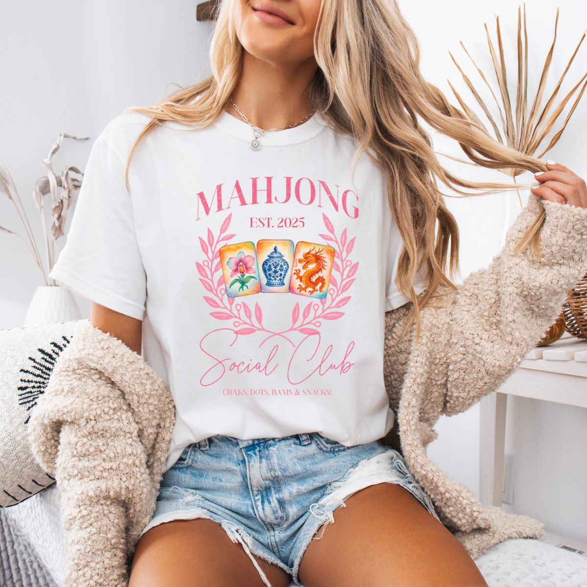Mahjong Social Club | Unisex T-Shirt [COMFORT COLORS]
