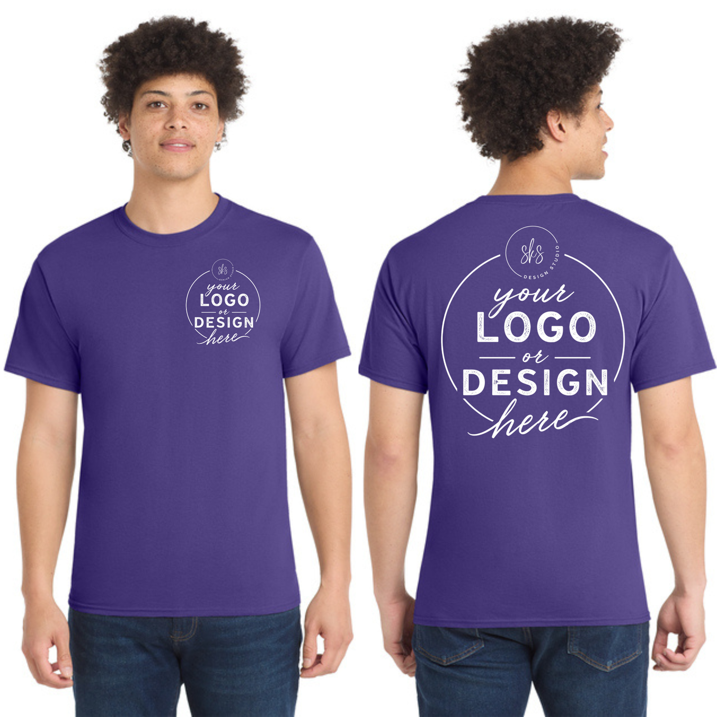 CUSTOM LOGO | Tall T-Shirt [Port & Co]