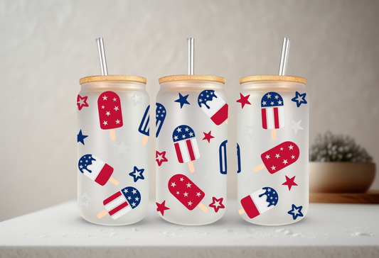Patriotic Popsicles | UVDTF Cup Wrap 20oz