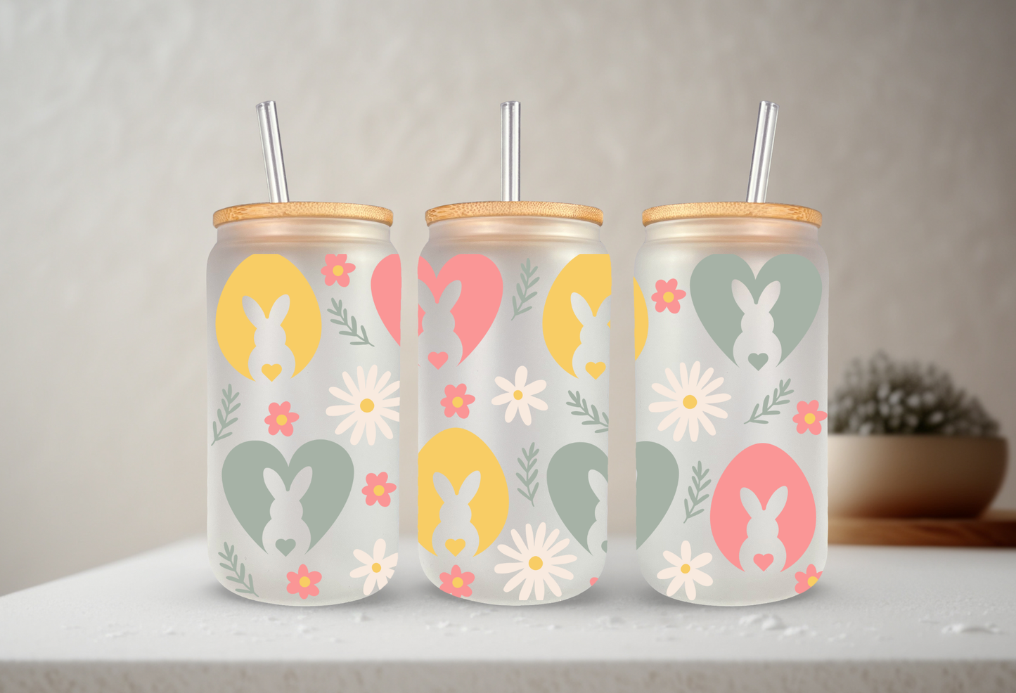 Easter Rabbits | UVDTF Cup Wrap 20oz