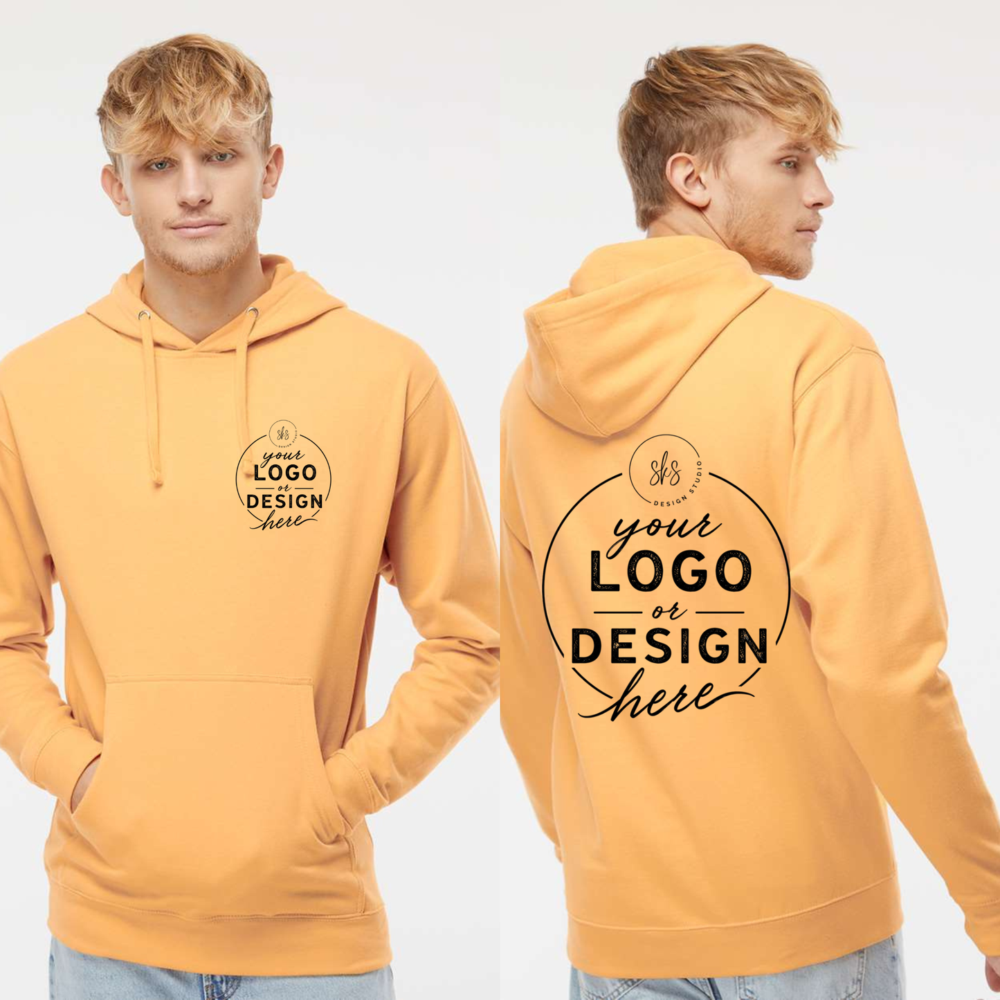 CUSTOM LOGO | Unisex Hoodie [INDEPENDENT TRADING CO.]