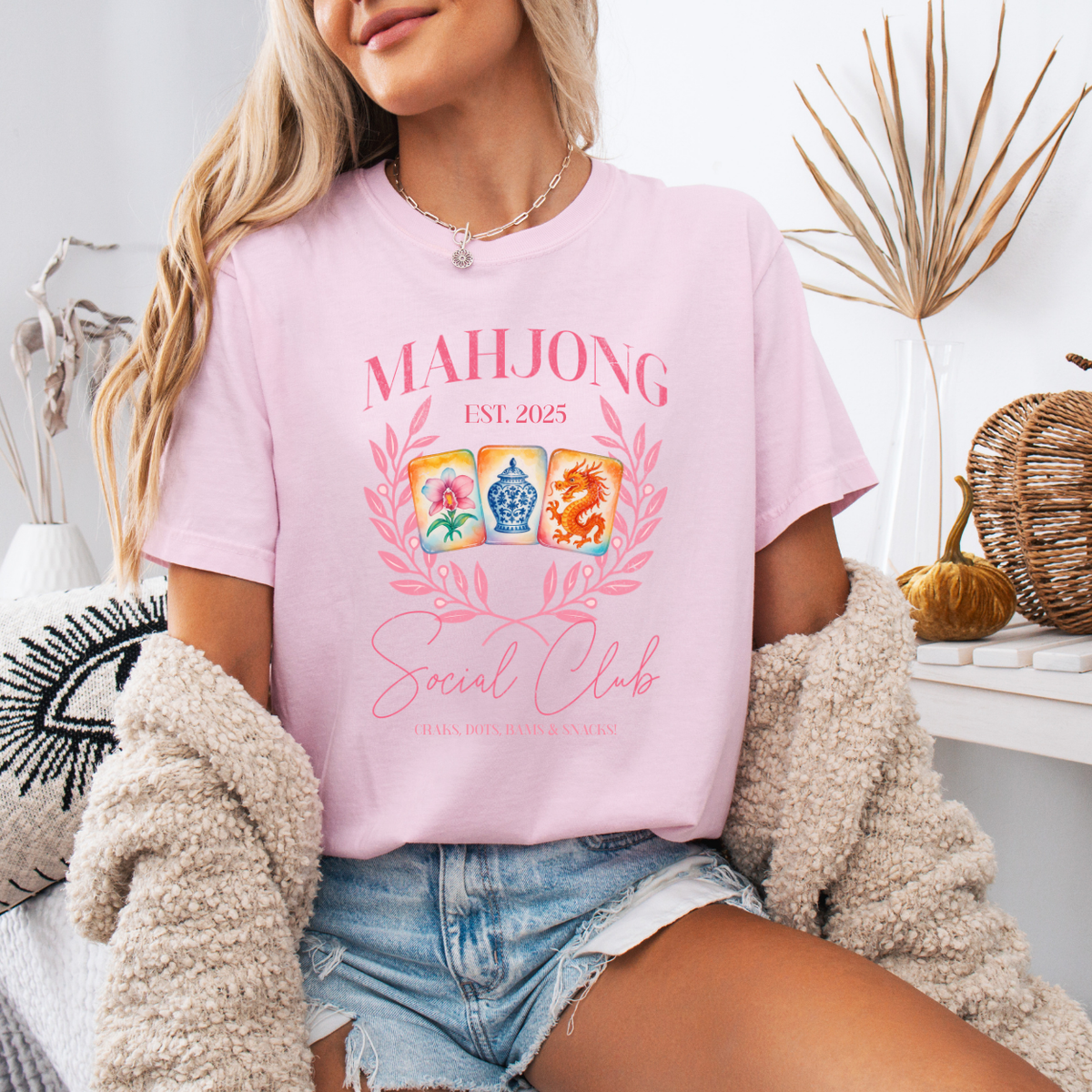 Mahjong Social Club | Unisex T-Shirt [COMFORT COLORS]