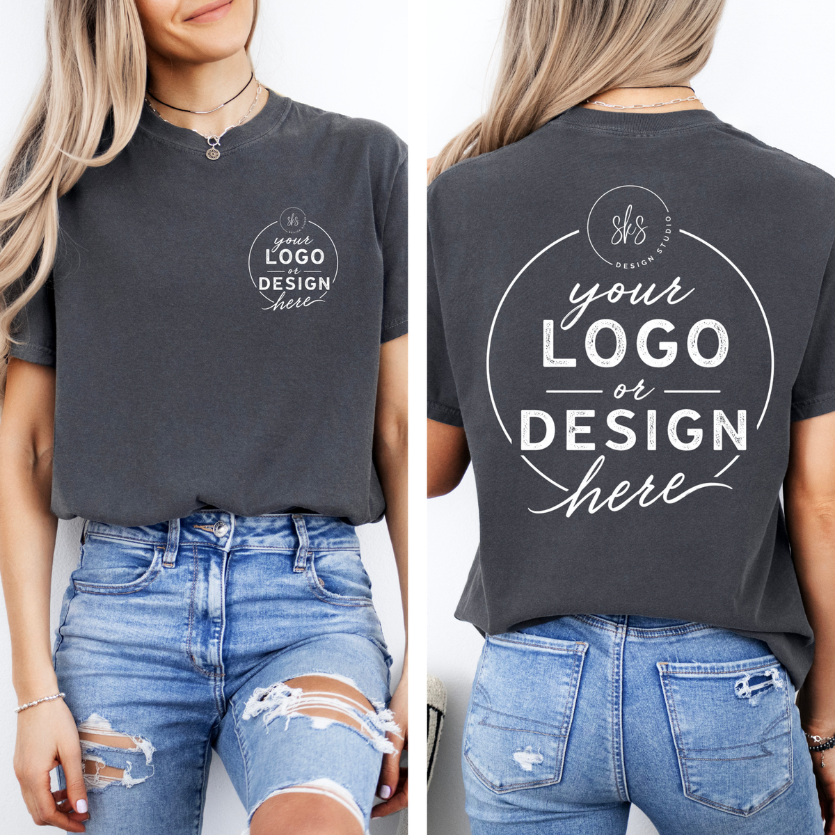CUSTOM LOGO | Unisex T-Shirt [COMFORT COLORS]