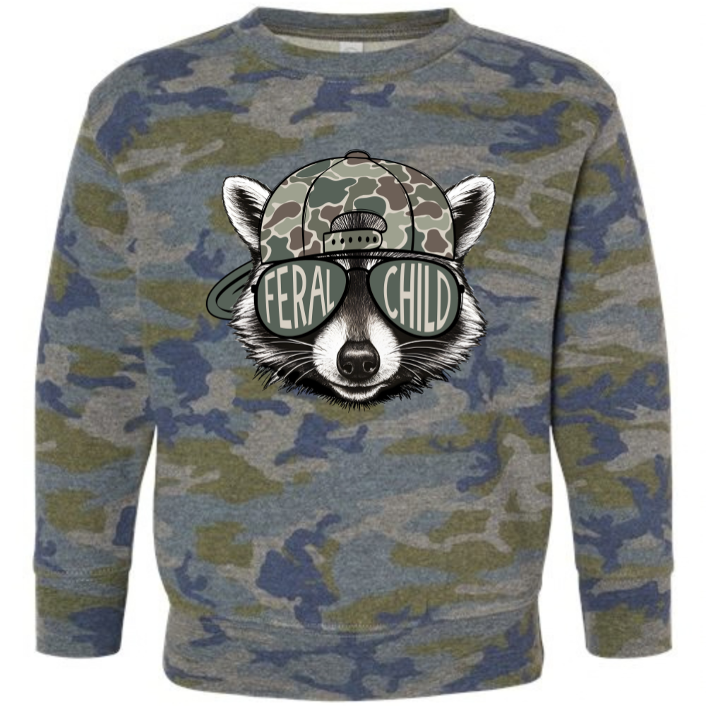 Feral Child | Toddler Crewneck Sweatshirt [RABBIT SKINS]