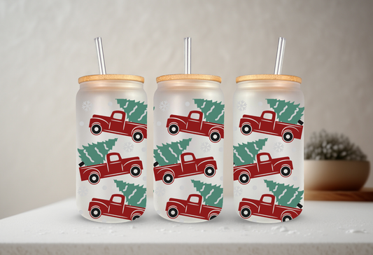 Festive Trucks | UVDTF Cup Wrap 20oz
