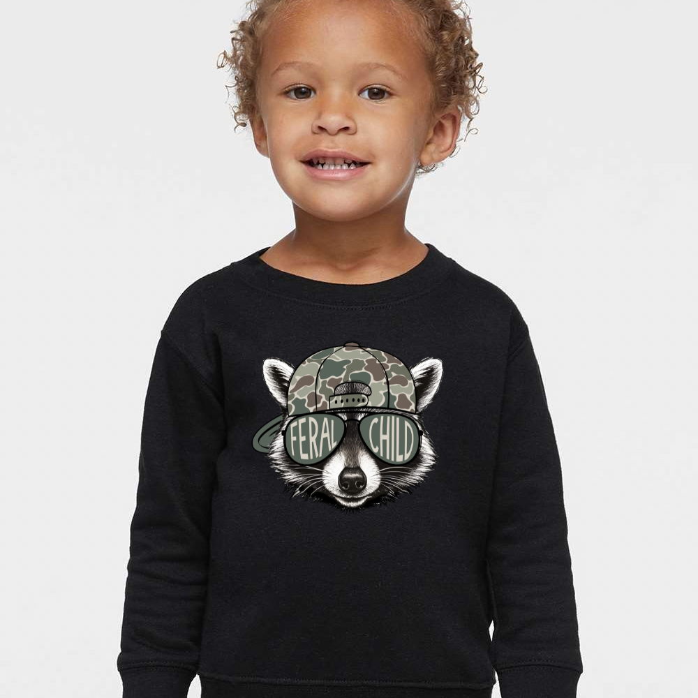 Feral Child | Toddler Crewneck Sweatshirt [RABBIT SKINS]