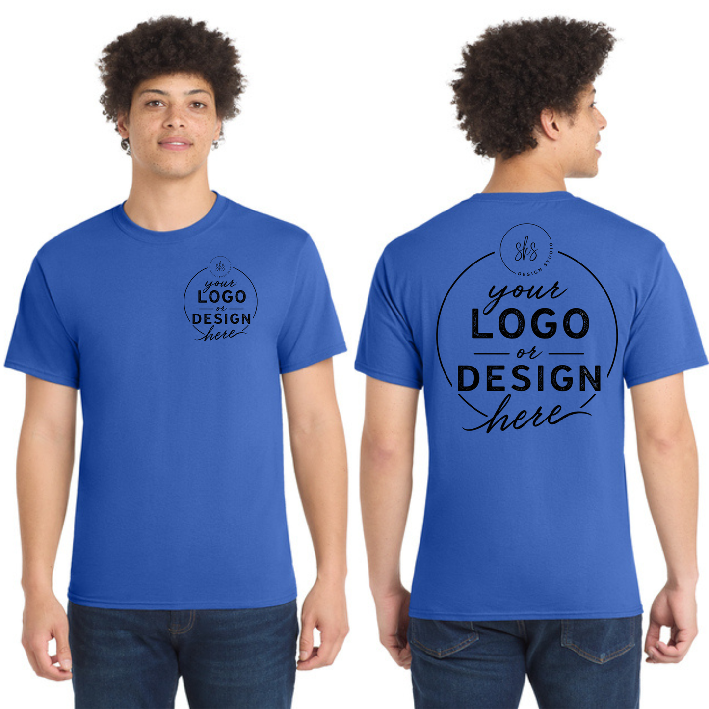 CUSTOM LOGO | Tall T-Shirt [Port & Co]