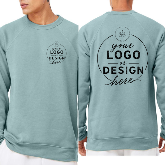 CUSTOM LOGO | Unisex Crewneck Sweatshirt [BELLA CANVAS]