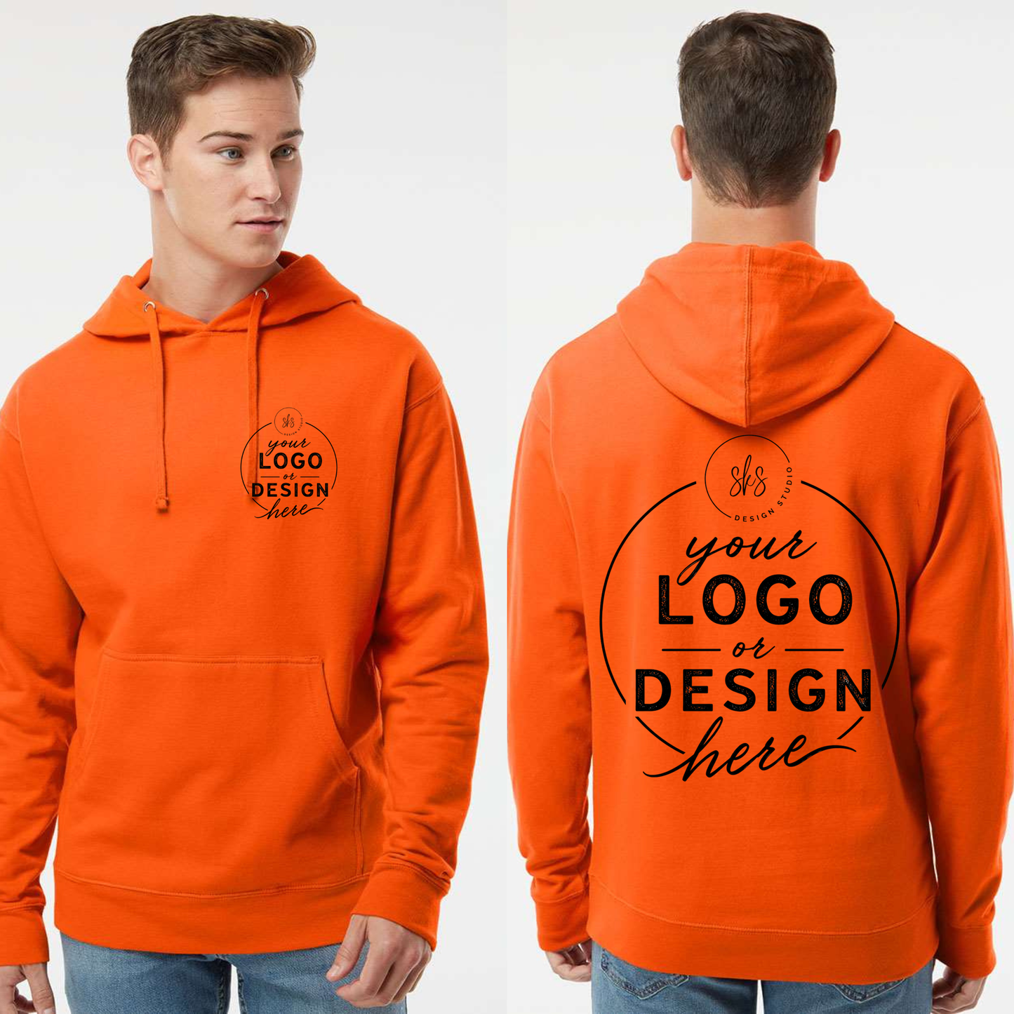 CUSTOM LOGO | Unisex Hoodie [INDEPENDENT TRADING CO.]