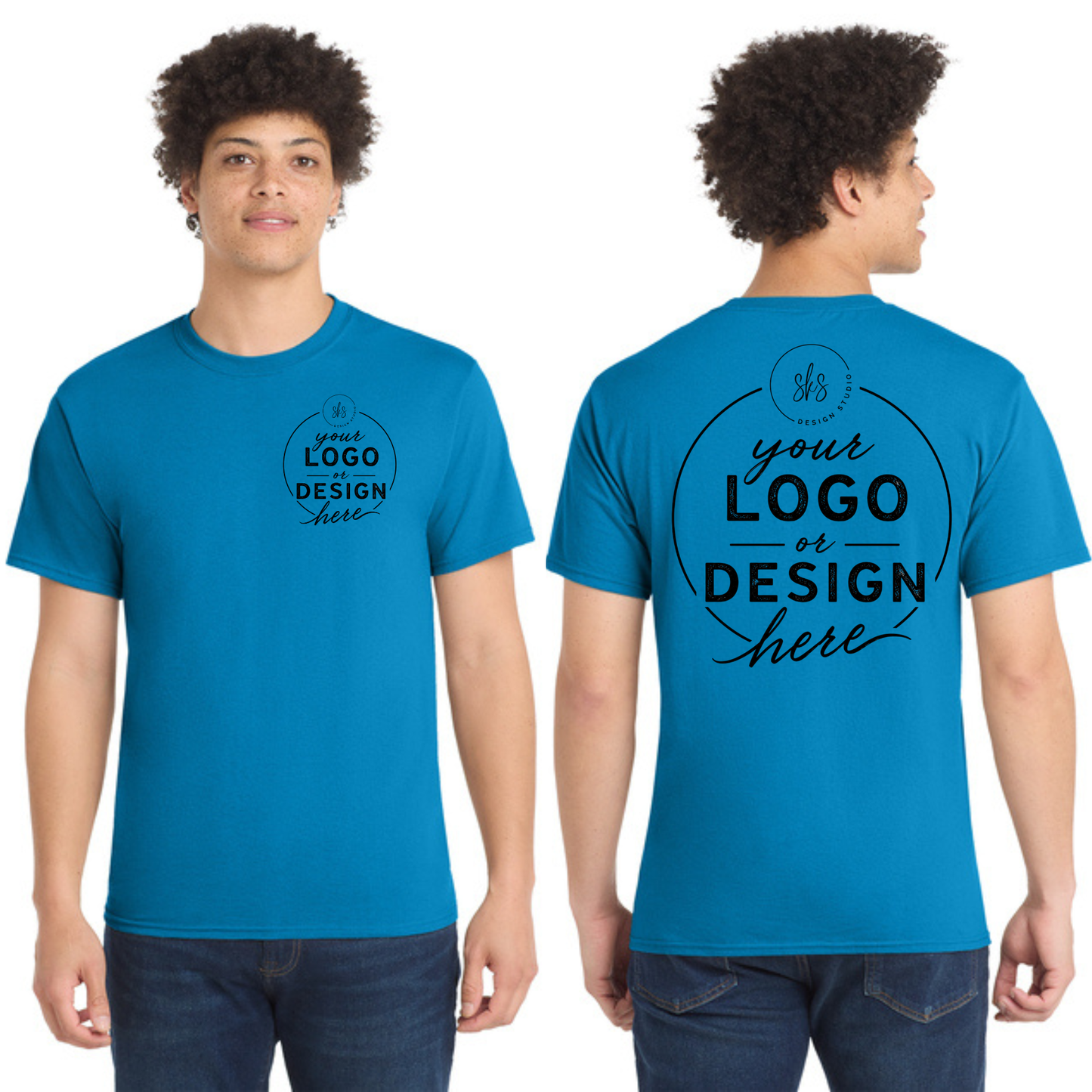 CUSTOM LOGO | Tall T-Shirt [Port & Co]