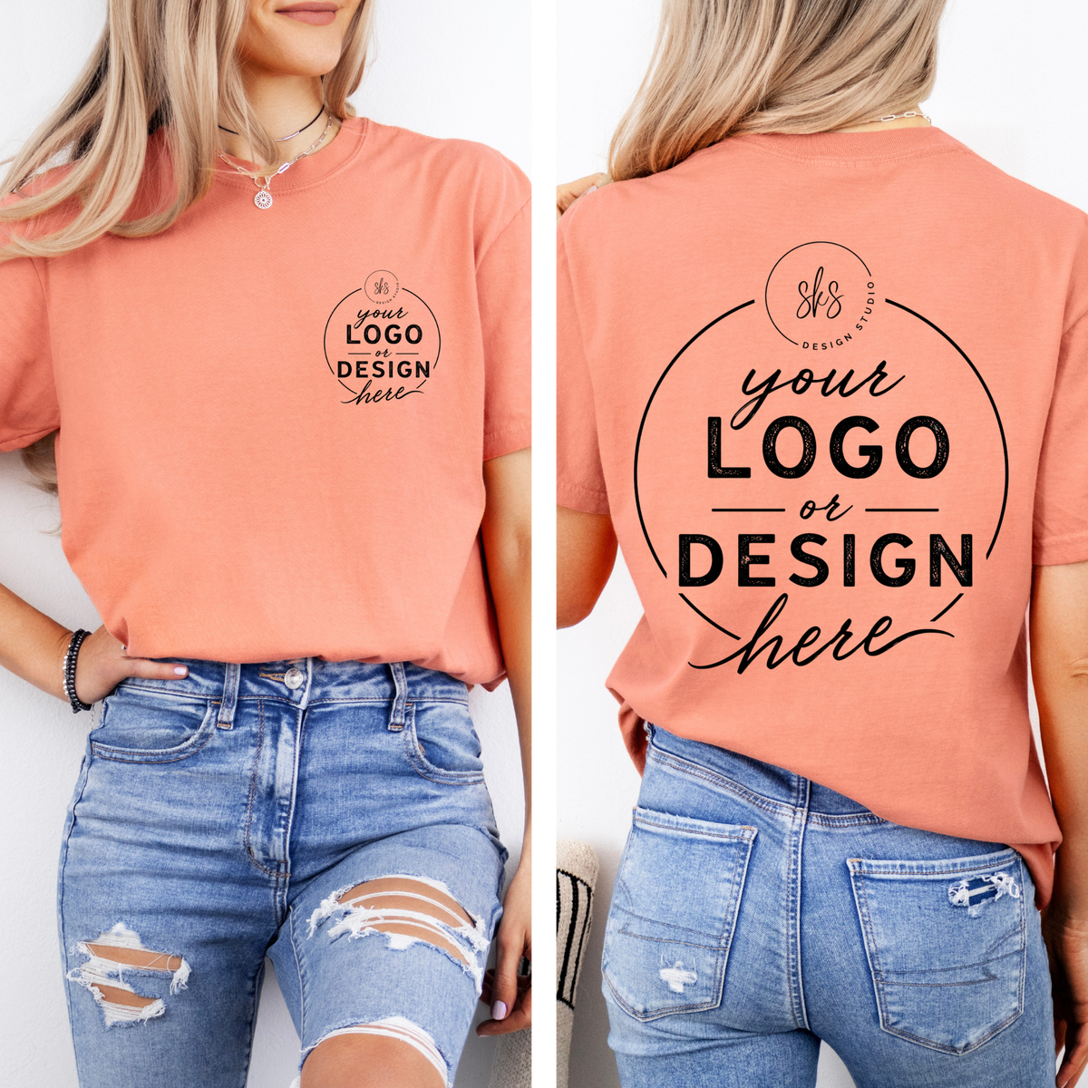 CUSTOM LOGO | Unisex T-Shirt [COMFORT COLORS]
